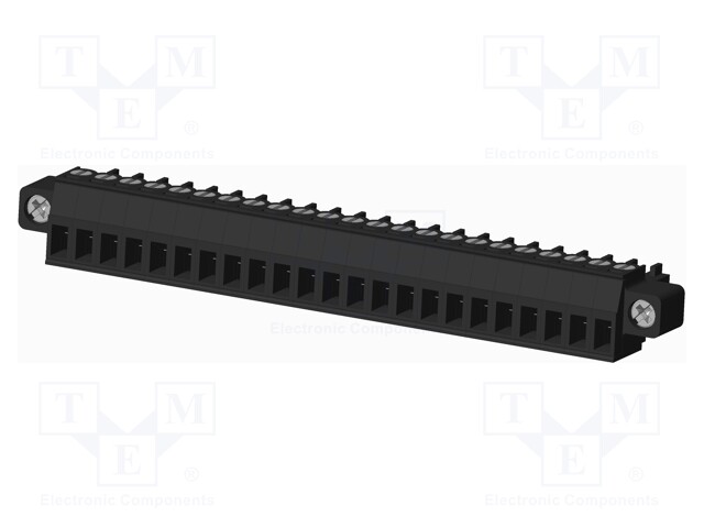 Connector: pluggable terminal block; plug; female; straight; 300V