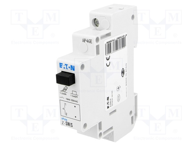 Module: pushbutton switch; 16A; Mounting: DIN; IP40; 250VAC