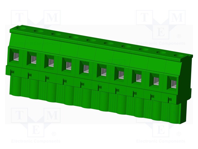Connector: pluggable terminal block; plug; female; angled 90°