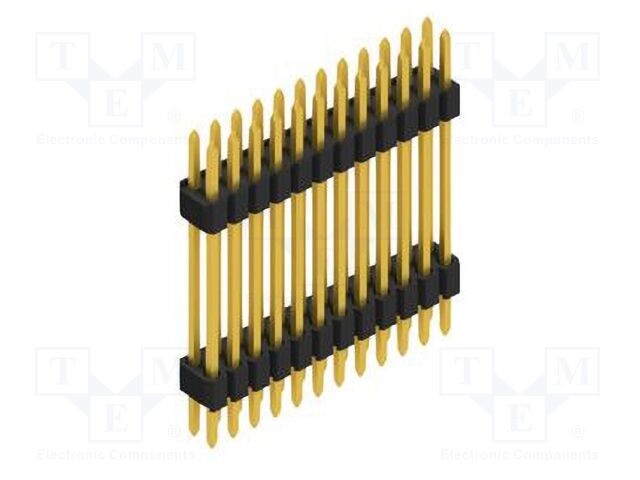 Connector: pin strips; pin header; male; PIN: 24; 1.27mm; THT; 2x12