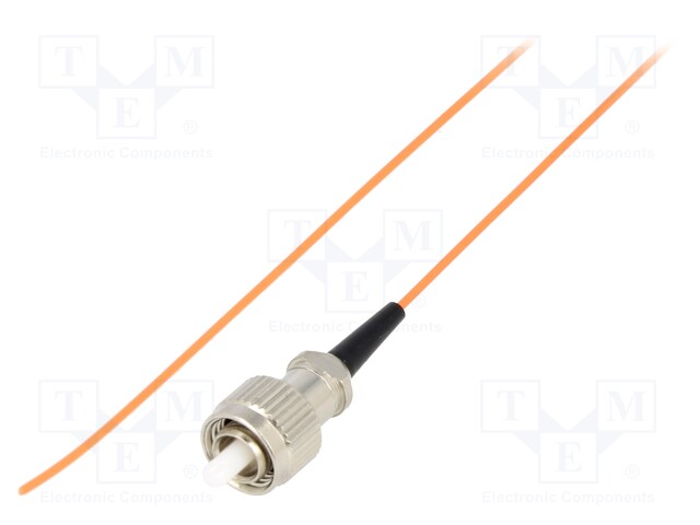 Optic fiber pigtail; OM2; FC/UPC; 1m; LSZH; orange; Wire dia: 0.9mm