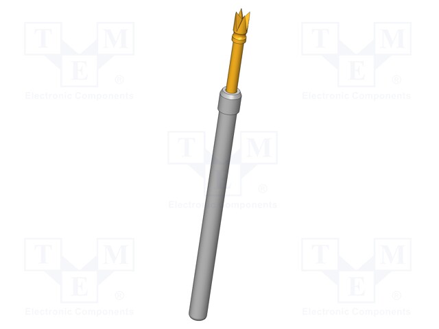 Test needle; Operational spring compression: 4mm; 16A; Ø: 1.3mm