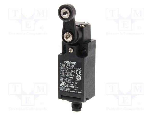 Limit switch; 10A; max.240VAC; max.250VDC; M12 terminal; IP67