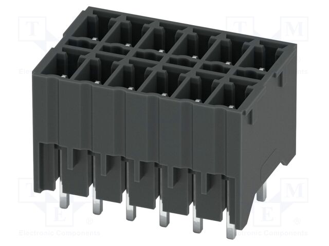 PCB headers, nominal cross section: 1.5 mm?, color: black, n