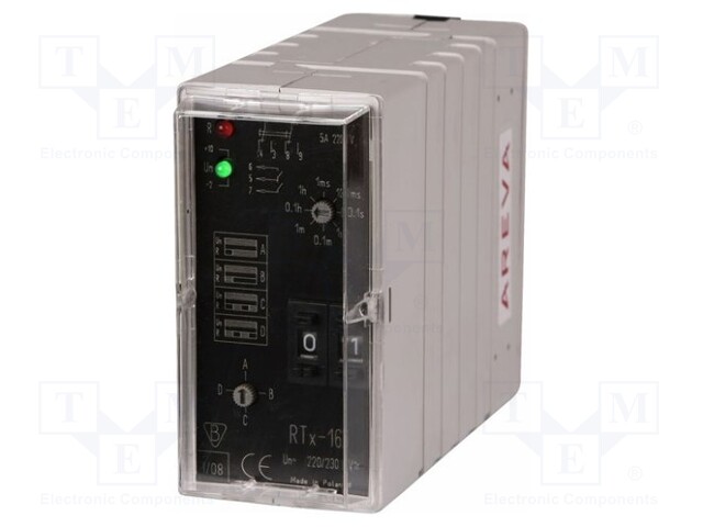 Timer; 220÷230VAC; 220÷230VDC; number of operation modes: 4; DIN