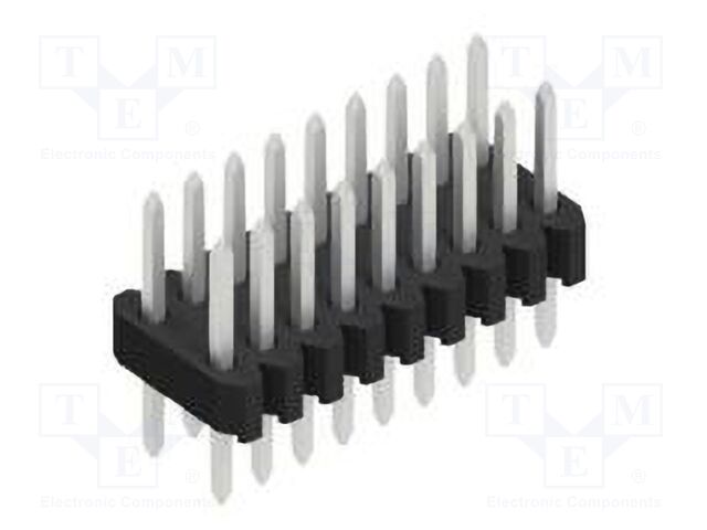Connector: pin strips; pin header; male; PIN: 18; 1.27mm; THT; 2x9