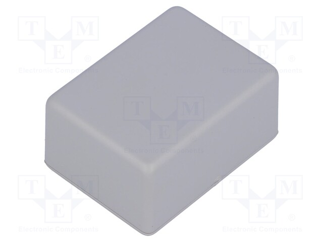 Enclosure: designed for potting; X: 32mm; Y: 43mm; Z: 22mm; ABS; grey