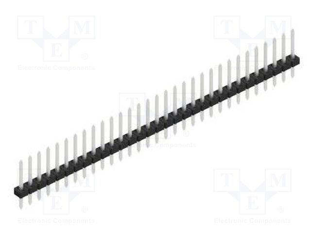 Connector: pin strips; pin header; male; PIN: 31; 2mm; THT; 1x31