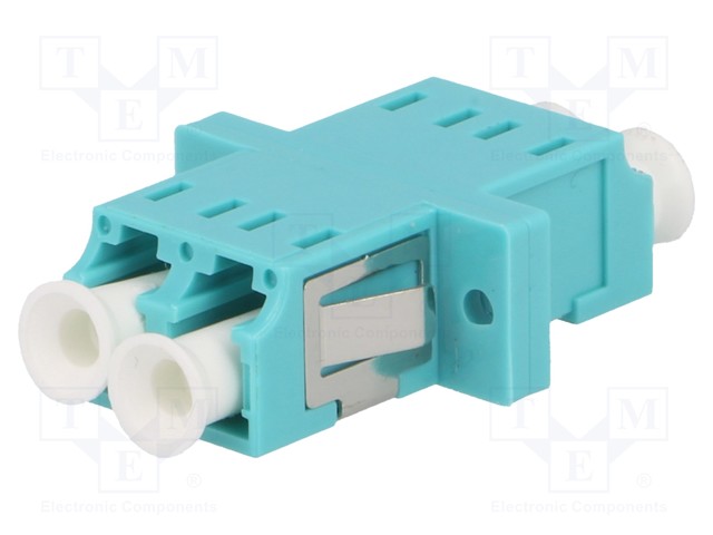 Connector: fiber optic; socket,coupler; multi mode duplex (MM)