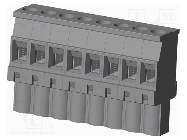 Connector: pluggable terminal block; plug; female; angled 90°