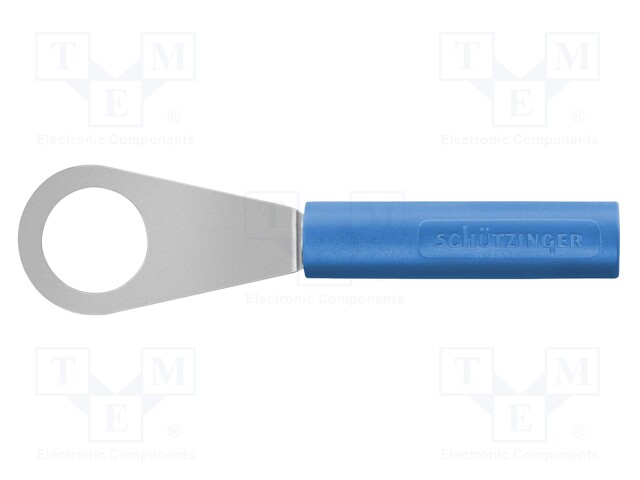 Plug; ring; 60VDC; 32A; blue; Plating: tinned; 3mΩ; 30VAC; 8.4mm