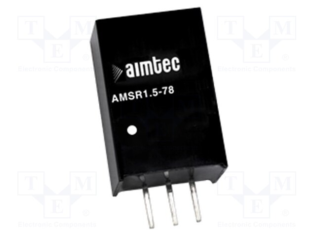 Converter: DC/DC; 7.5W; Uin: 6.5÷18V; Uout: 5VDC; Iout: 1.5A; SIP3