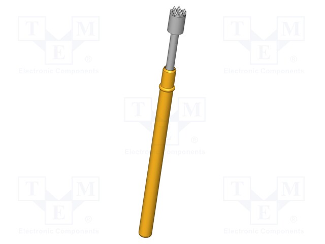 Test needle; Operational spring compression: 4mm; 8A; Ø: 2mm; 3N