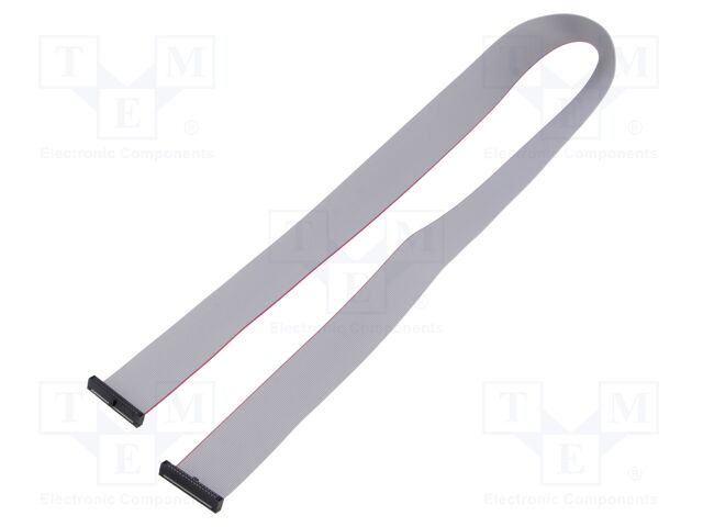 Ribbon cable with IDC connectors; Tape ph: 0.64mm; 609.6mm