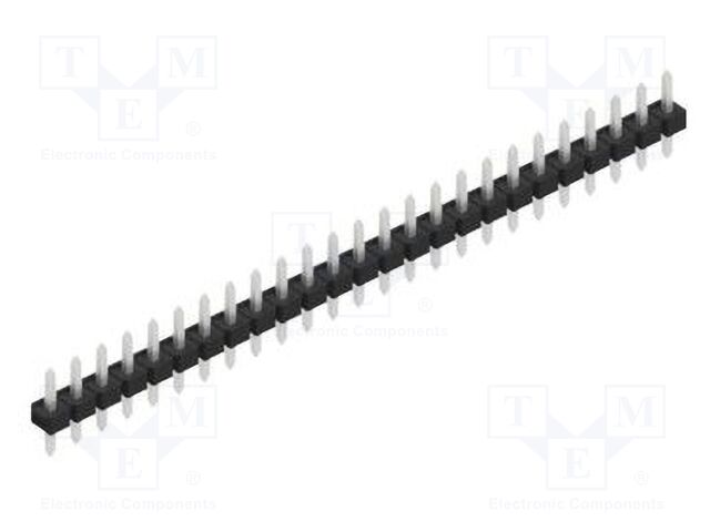Connector: pin strips; pin header; male; PIN: 25; 2.54mm; THT; 1x25