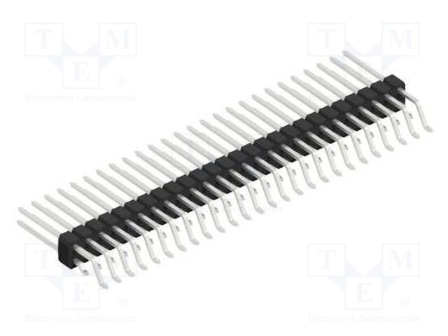 Connector: pin strips; pin header; male; PIN: 52; 2.54mm; SMT; 2x26