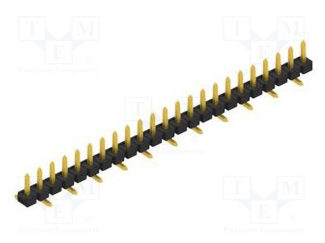 Connector: pin strips; pin header; male; PIN: 23; 2.54mm; SMT; 1x23