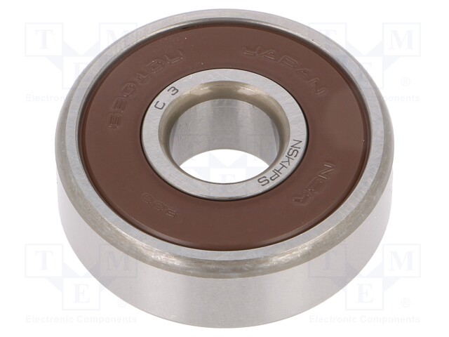 Bearing: ball; Øint: 12mm; Øout: 37mm; W: 12mm; bearing steel
