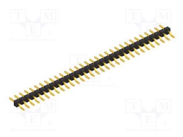 Connector: pin strips; pin header; male; PIN: 31; 2.54mm; SMT; 1x31