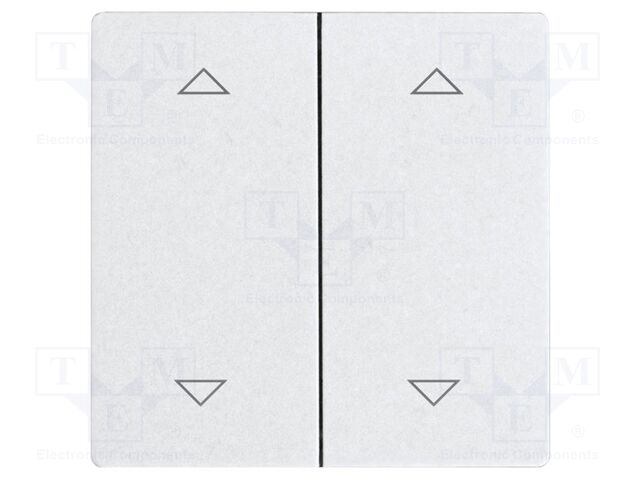 Cover plate; intelligent house,buttons and switches; double