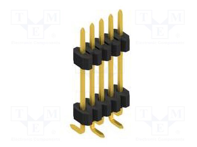 Connector: pin strips; pin header; male; PIN: 5; 1.27mm; SMT; 1x5