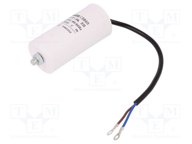 25uF; 450V; Ø45x95mm; -25÷70°C; ±5%; 3000h