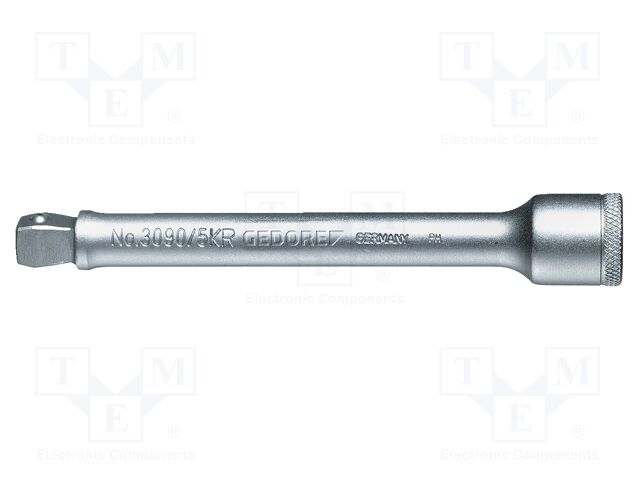 Extension; socket spanner; square; 3/8"; Chrom-vanadium steel