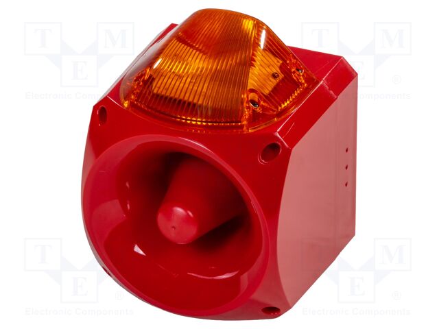 Signaller: lighting-sound; 110/230VAC; siren,flashing light; LED