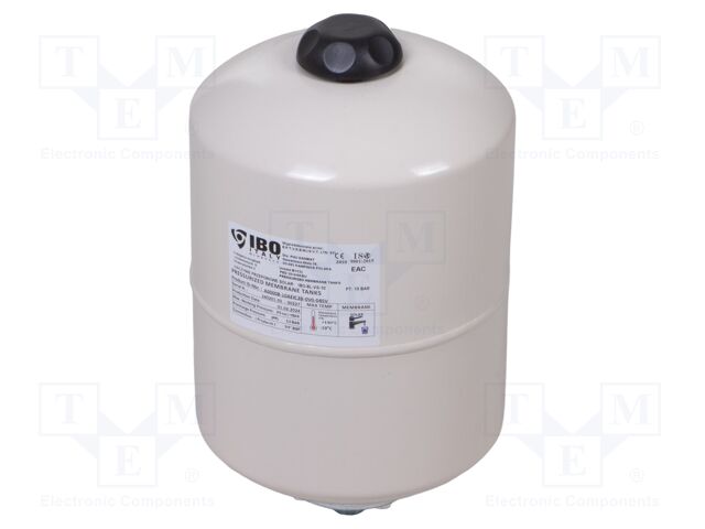 Expansion vessel; IBO ITALY SOLAR; -10÷100°C; solar system; 8l