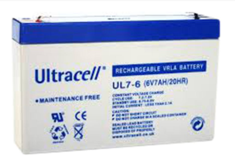 Lead acid battery 6V/7Ah 