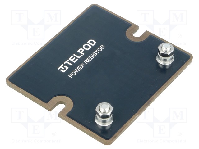 Resistor: thick film; screw; 100kΩ; 300W; ±5%; 67x60x2mm; 100ppm/°C