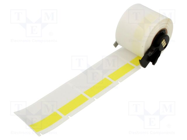 Label; yellow; laminated; -70÷70°C