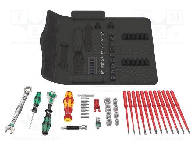 Kit: general purpose; for electricians; 35pcs.