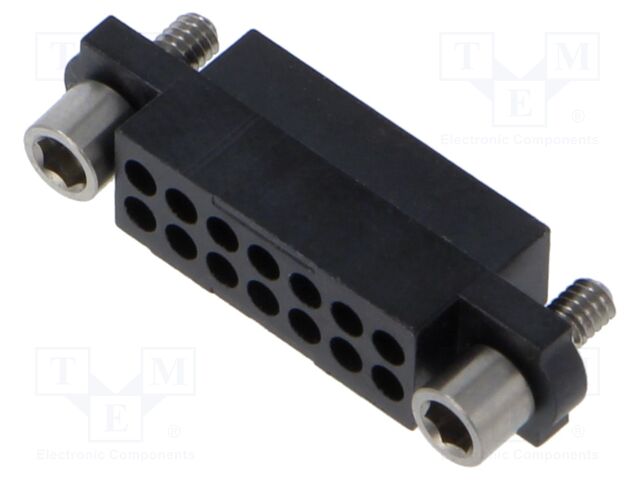 Connector Housing, Datamate J-Tek M80 Series, Receptacle, 14 Ways, 2 mm