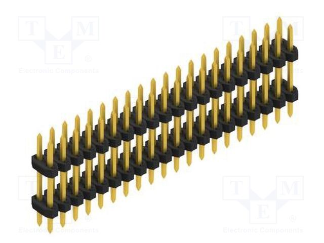 Connector: pin strips; pin header; male; PIN: 40; 2mm; THT; 2x20