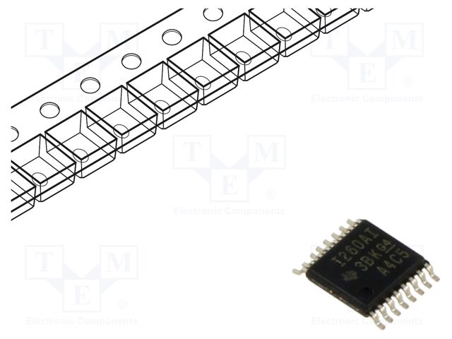 IC: instrumentation amplifier; TSSOP16; 7.5mV; Interface: I2C