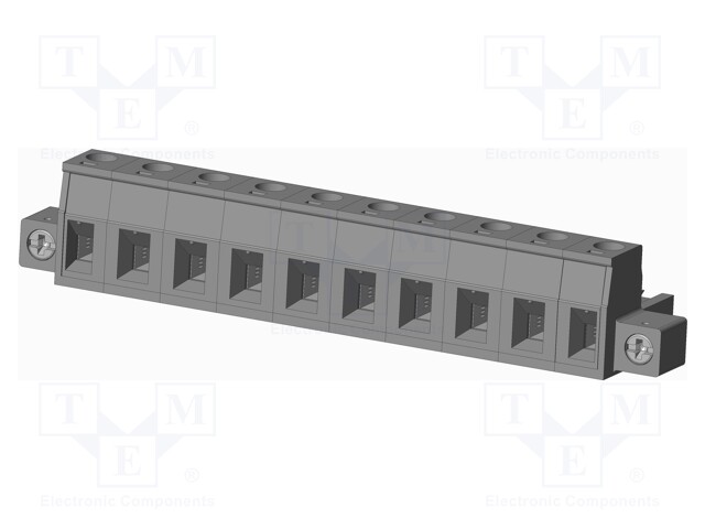 Connector: pluggable terminal block; plug; female; straight; grey