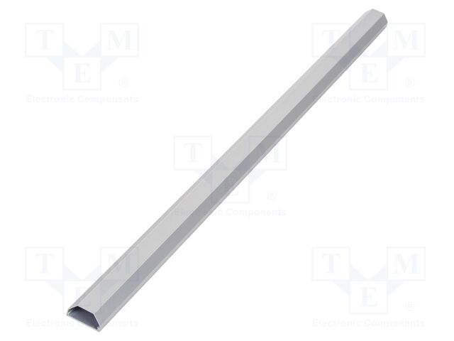 Closed cable trunkings; silver; L: 1.1m; GOOBAY-90780; W: 50mm