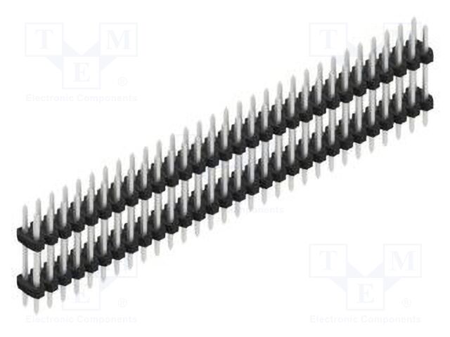 Connector: pin strips; pin header; male; PIN: 60; 2mm; THT; 2x30