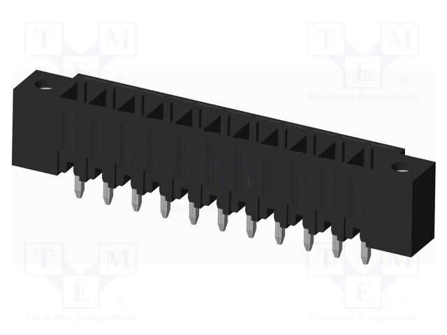 Connector: pluggable terminal block; socket; male; on PCBs