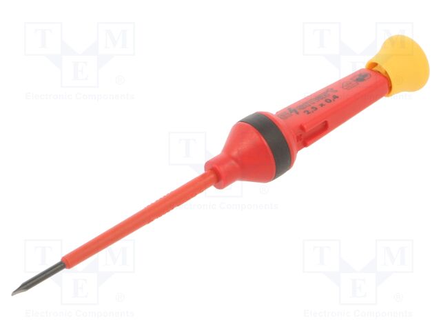 Interchangeable blade; slot; 2,5x0,4mm; E-SMART; 75mm