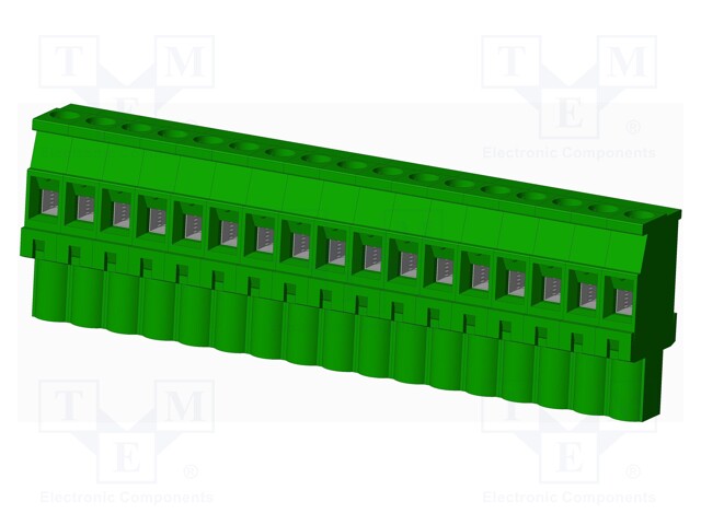 Connector: pluggable terminal block; plug; female; angled 90°