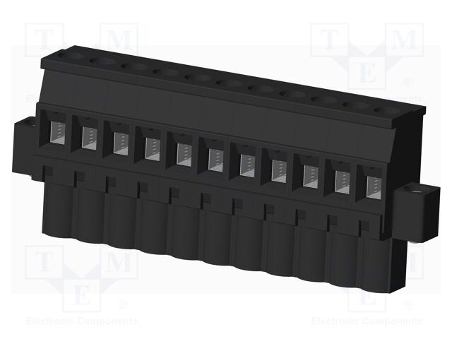 Connector: pluggable terminal block; plug; female; angled 90°