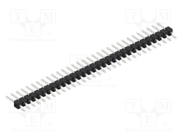 Connector: pin strips; pin header; male; PIN: 31; 2.54mm; SMT; 1x31