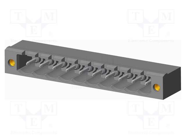 Connector: pluggable terminal block; socket; male; on PCBs