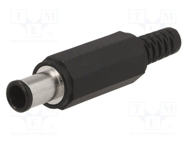 Plug; DC supply; male; 6,5/4,3/1,4mm; 6.5mm; 4.3mm; for cable; 2A