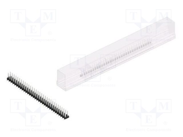 Connector: pin strips; pin header; male; PIN: 64; 2mm; SMT; 2x32
