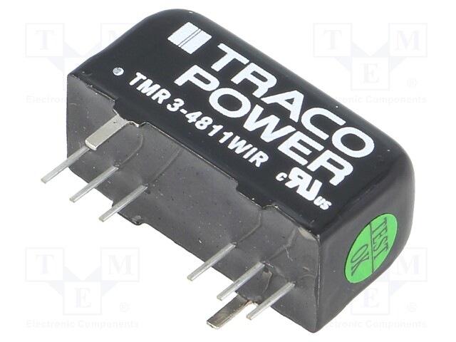 Converter: DC/DC; 3W; Uin: 18÷75V; 5VDC; Iout: 600mA; SIP8; 5.9g