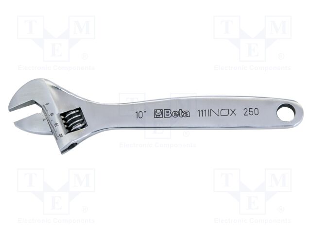 Wrench: adjustable; Jaw capacity: 24mm; Overall len: 200mm