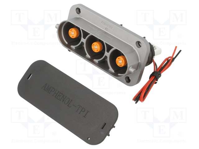 Connector: DC supply; female; screw; Mech.durability: 100cycles